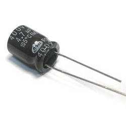 4,7mkf - 400v  RD 10*12  SAMWHA, 105°C конденсатор електролітичний