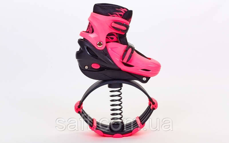 Ботинки на пружинах Фитнес джамперы Kangoo Jumps (PL, PVC, р-р 35-38, розовый) - фото 4 - id-p613661233