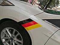 Вінілова смуга на кузов "прапор Німеччини" 100 х 15 см, фото 3