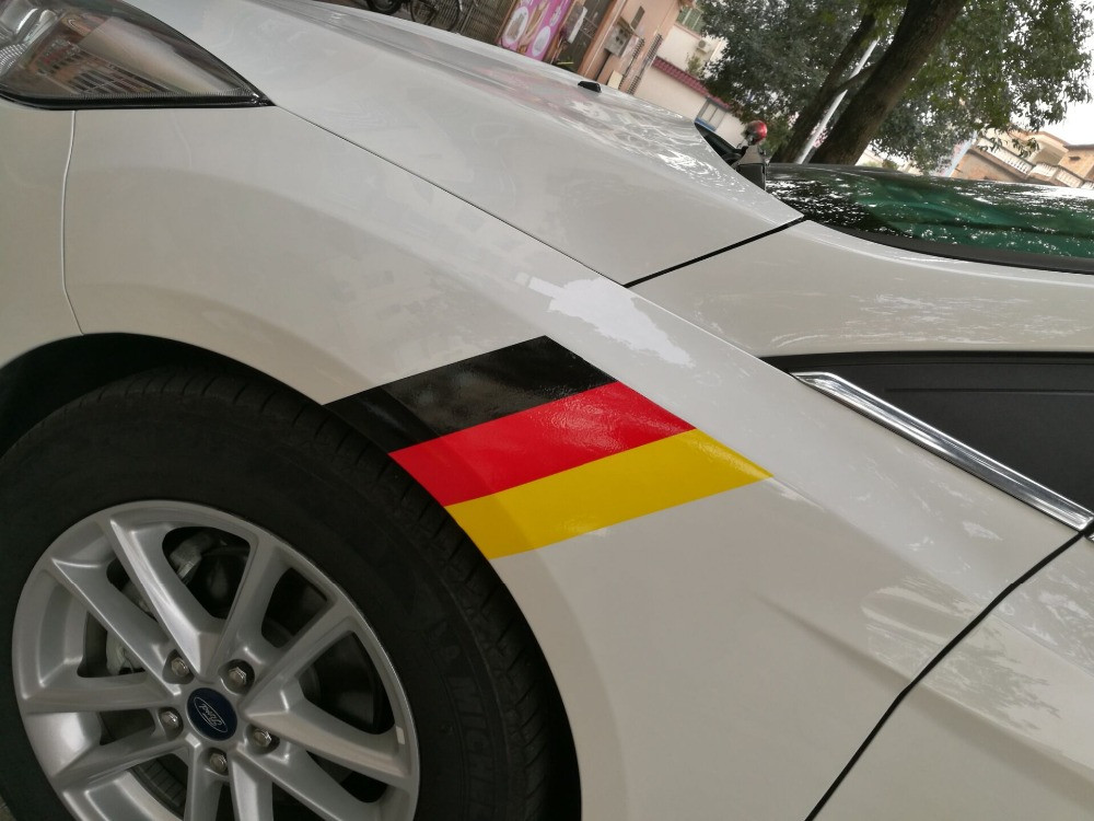 Вінілова смуга на кузов "прапор Німеччини" 100 х 15 см - фото 3 - id-p613669494