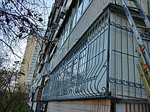 Решётки на окна объемные «Луковица» 6