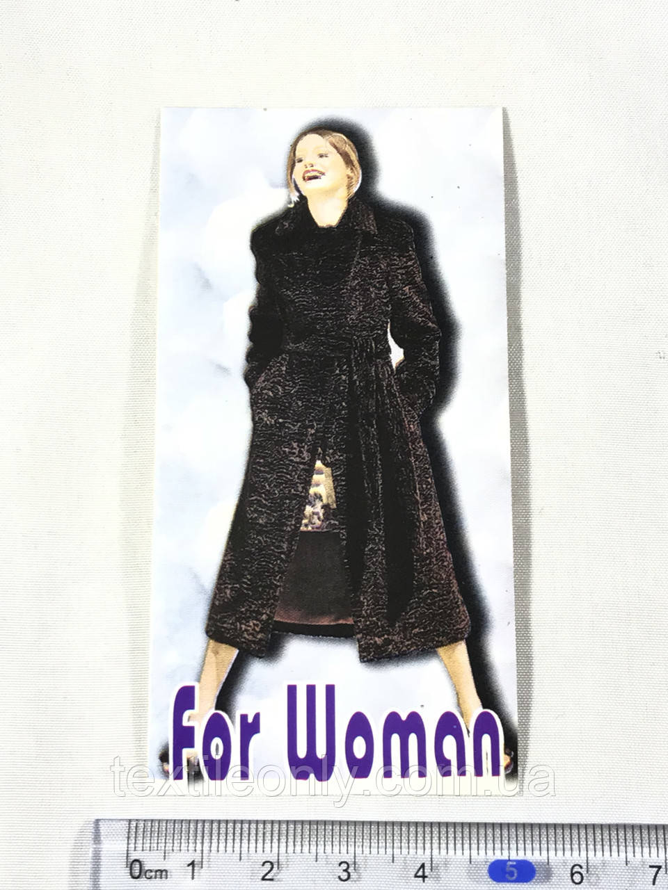 Бирка/ етикетка For Woman 98х50мм - фото 2 - id-p613684424