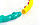 Обруч масажний Hula Hoop COLOR BALL (1,5 кг, пластик, 6 секцій, d-90 см), фото 5