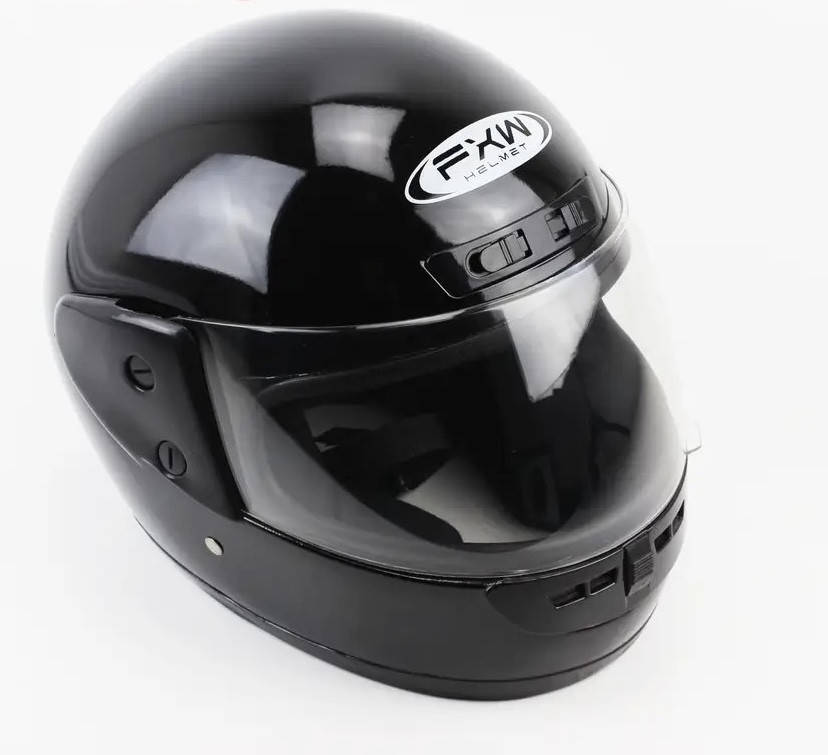 

Мотошлем FXW 101 черный глянец