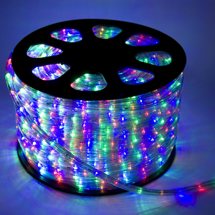 Світлодіодний Дюралайт 100 м з контролером, колір - білий IP44