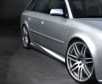 НАКЛАДКИ НА ПОРОГИ AUDI A6 (С5), фото 1