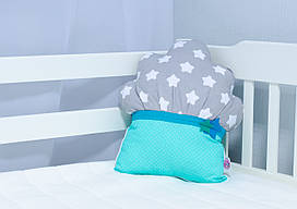 Подушка для дитячого ліжечка "Маффін м'ятний"