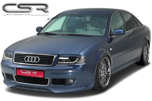 Спідниця (СПойЛЕР) ПЕРЕДНІГО БАМПЕРА AUDI A6 C5 РЕСТАЙЛ, фото 1
