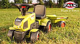 FALK Трактор ходунки Claas з причепом, фото 3