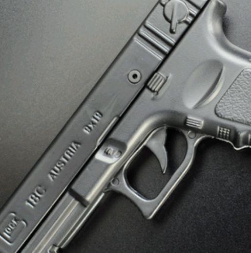 Запальничка у вигляді пістолета "GLOCK" чорний SKU0000886