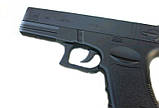Запальничка у вигляді пістолета "GLOCK" чорний SKU0000886, фото 3