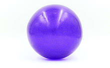 М'яч для художньої гімнастики блискучий Галактика (PVC, d-20 см, 400 г)