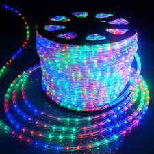 LED 5050 M RGB Мультиколірна діоди бухта 100m 220V + з'єднувач