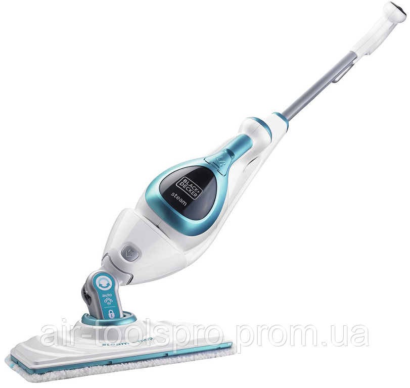 Паровая щетка 6-в-1 Steam-mop Deluxe со встроенным пароочистителем Steambuster , 1600 Вт, BLACK&DECKER - фото 1 - id-p613888561