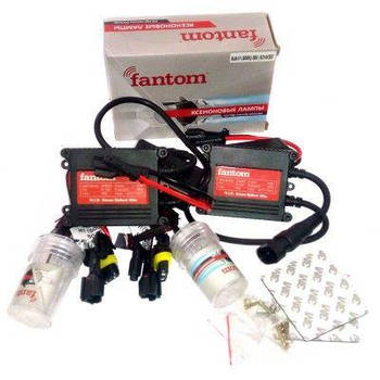 Комплект ксенон Fantom Н1,Н3,Н7,Н11,Н27, 9005, 9006 (4300K 5000K 6000K)