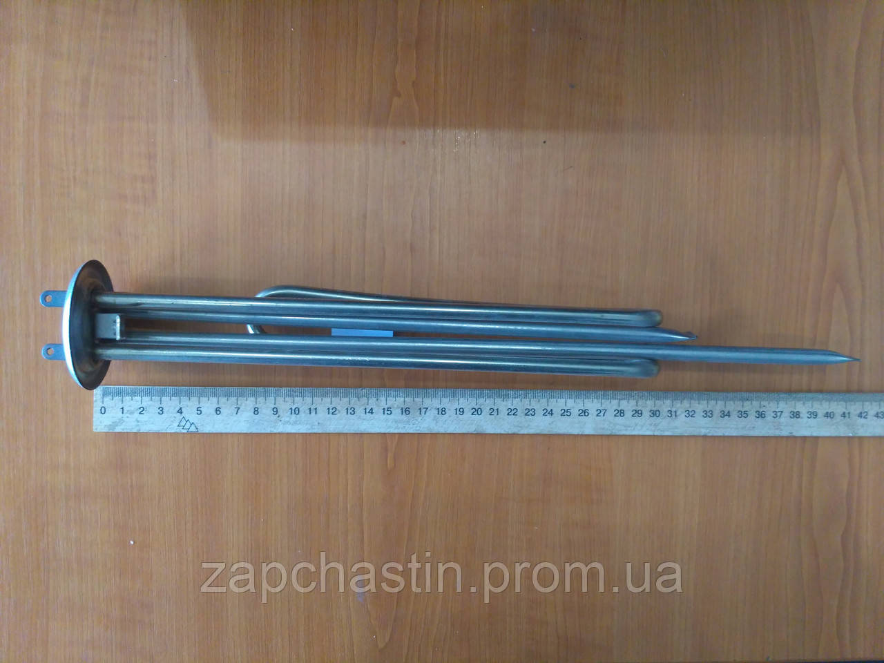 Тен бойлера фланець D-63, Україна, Нерж. 2000W, 2 трубки, під 2 болта