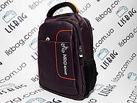 Рюкзак отличного качества в спортивном стиле с карманом под ноутбук фиолетовый