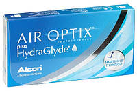 Air Optix plus HydraGlyde 3шт