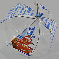 Детский прозрачный зонтик для мальчика "грибком" на 4-6 лет от фирмы "MaX"