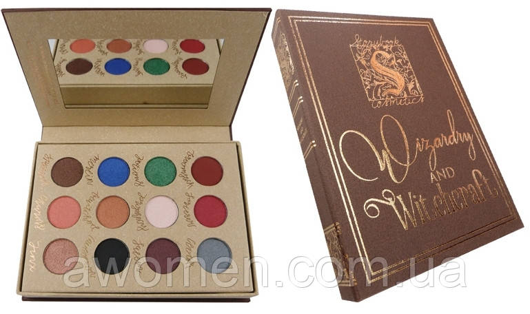 Тіні для очей Storybook Cosmetics Wizardry and Witchcraft Eyeshadow Palette (12 кольорів)