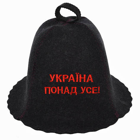 Шапка для бани "Україна понад усе", фото 1
