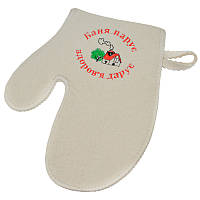 Рукавичка для лазні "Баня парує здоров'я дарує"