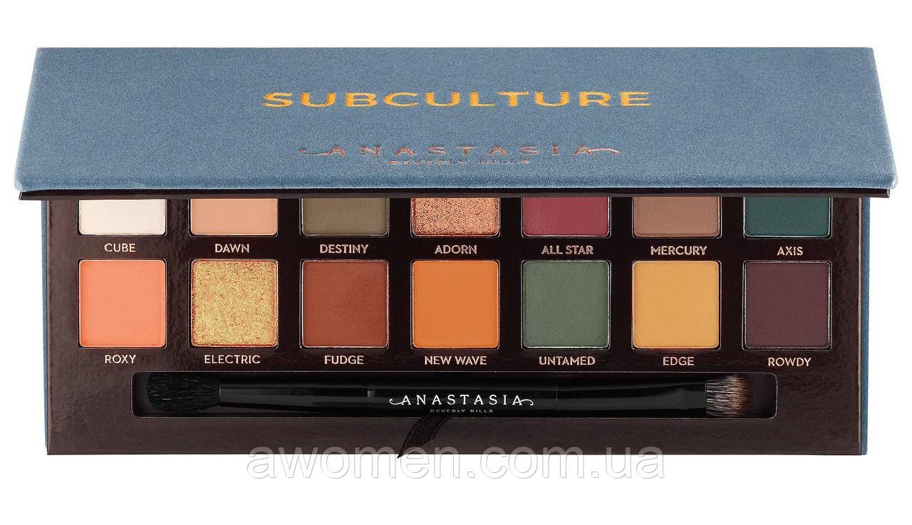Тіні для очей Anastasia Beverly Hills — Subculture Palette (12 кольорів), фото 1