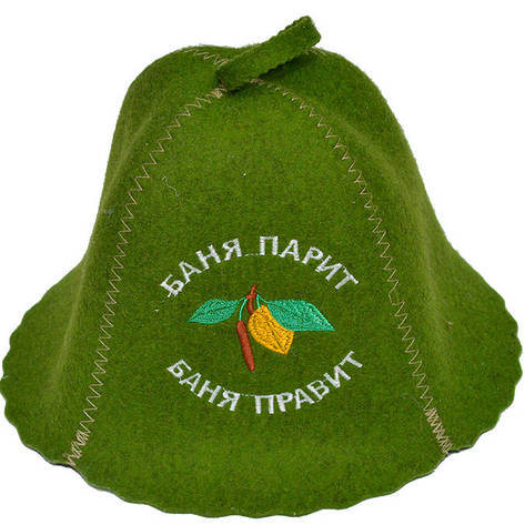 Шапка для лазні "Баня парить лазня править", фото 1