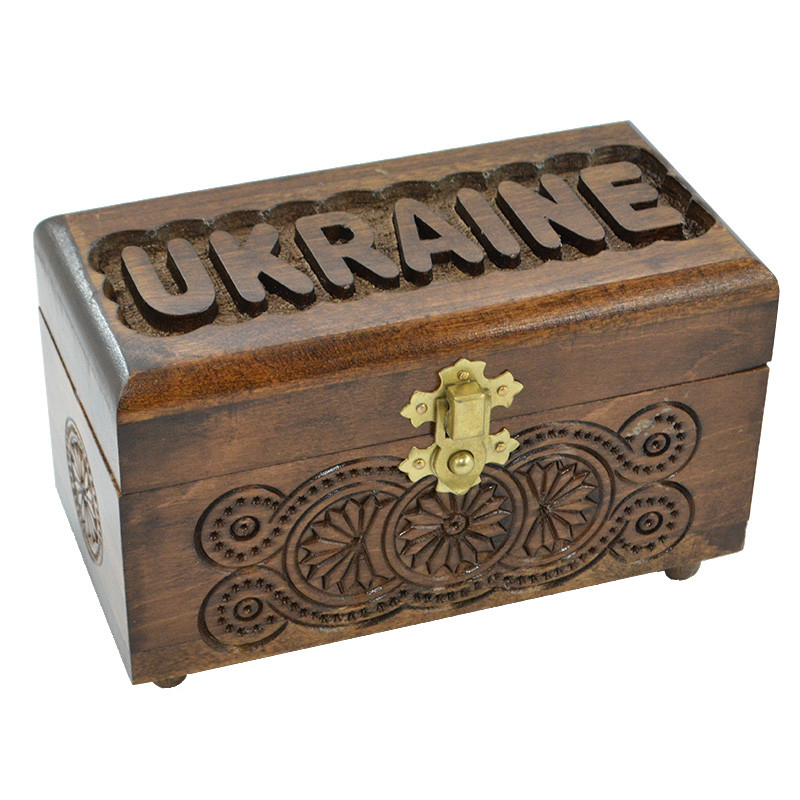 Різьблена Скринька  "Україна" 17