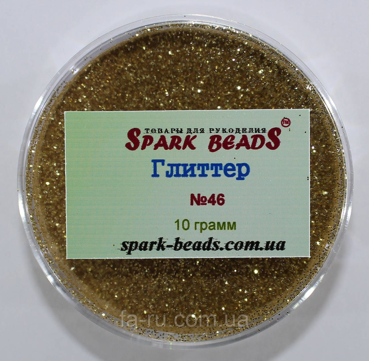 Глітер (блискітки), колір — золото бронзове 10 г. No46, фото 1