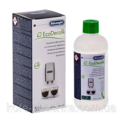 Купить Жидкость для удаления накипи DeLonghi EcoDecalk (500 мл ...