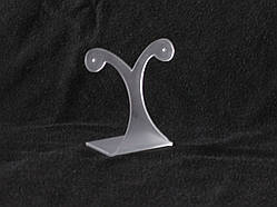 Підставка під сережки матова акрилова мала "Y"