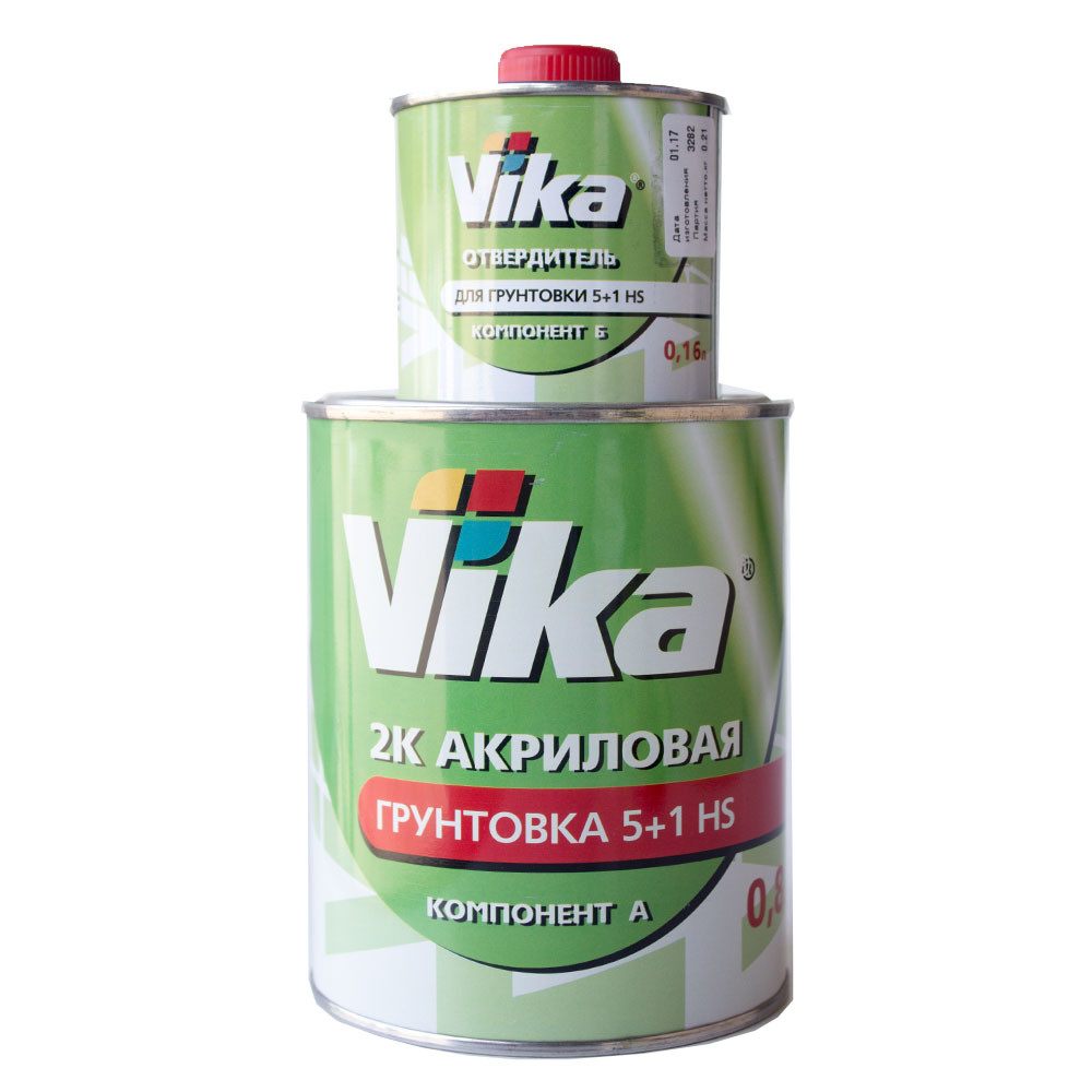 Купить Грунт акриловый Vika (Вика) HS 5+1 комплект с отвердителем 1 л ...