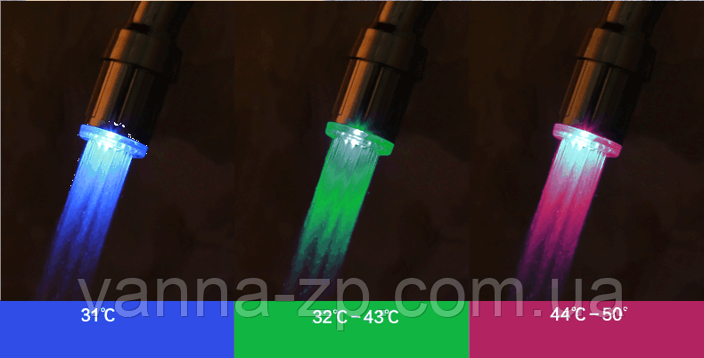 Аератор із підсвіткою