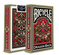 Карты Bicycle Dragon Back gold