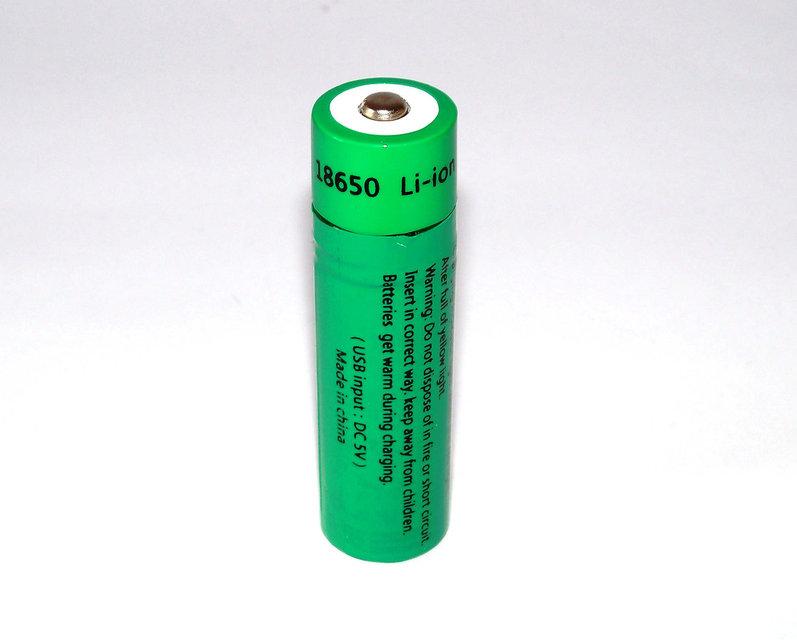 Аккумулятор 18650 Li-ion 4.2v USB18650 3800mah c USB зарядкой - фото 5 - id-p614135622