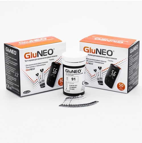Тест-смужки GluNeo (ГлюНео), 50 шт.
