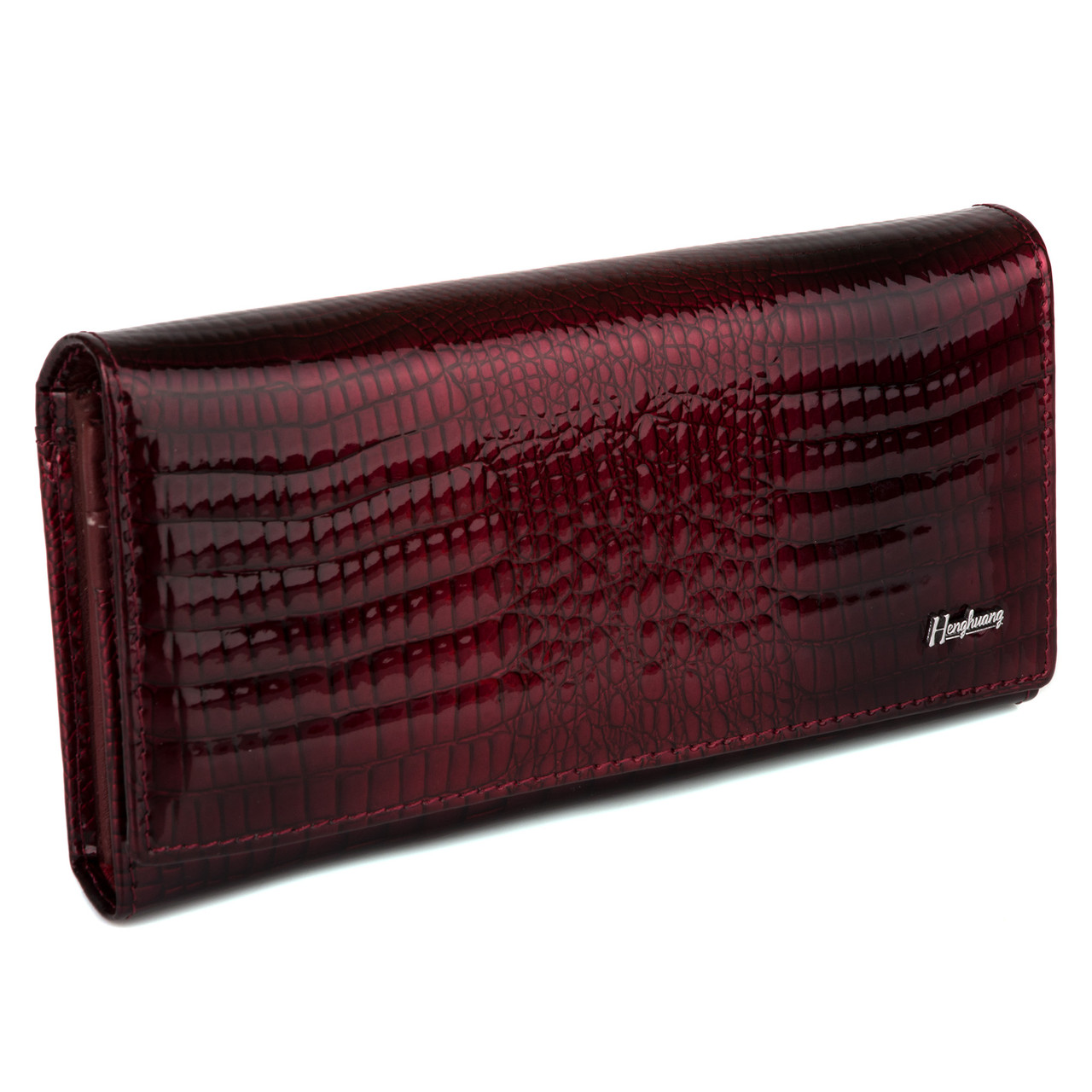 Шкіряний Червоний Жіночий Гаманець "BELLA" (jujube red), фото 1