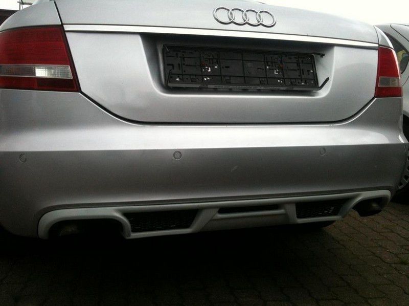 НАКЛАДКА ЗАДНЯ AUDI A6 C6 СЕДАН, фото 1