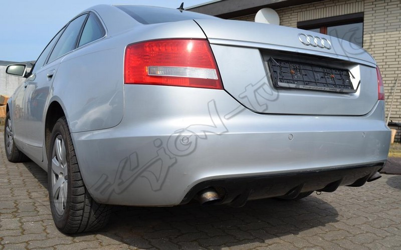 НАКЛАДКА ЗАДНЯ AUDI A6 C6 СЕДАН СТИЛЬ RS6, фото 1