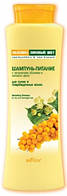 "ОБЛІПІХА + ЛИПОВИЙ ЦВІТ" Шампунь-живлення д/ сухого волосся з екстр. обліпіхи і липов. цвіту, 500 мл, Bielita