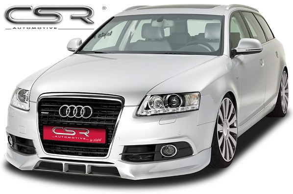 Спідниця (СПойЛЕР) НА ПЕРЕЙМ БАМПЕР AUDI A6 C6 S-LINE