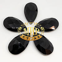 Бусіна-підвіска для кришталевої штори, Jet, форма Капля, 38 мм*1 шт.