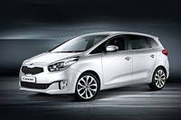 Накладки на пороги KIA CARENS (2013+)