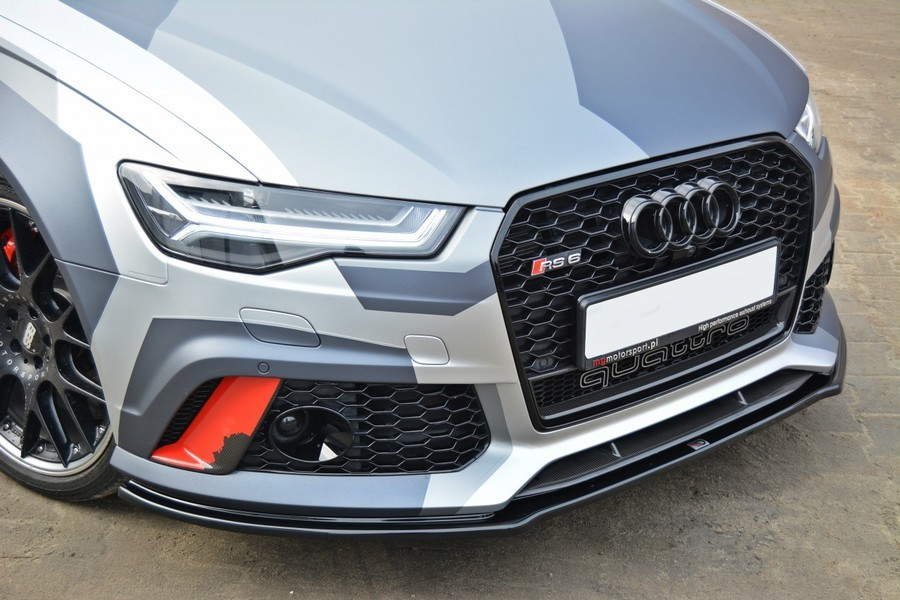 ДИФУЗОР ПЕРЕДНІГО БАМПЕРА AUDI RS6 C7 ВЕР.1, фото 1