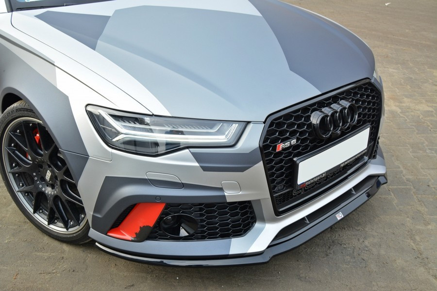 ДИФУЗОР ПЕРЕДНІГО БАМПЕРА AUDI RS6 C7 ВЕР.2
