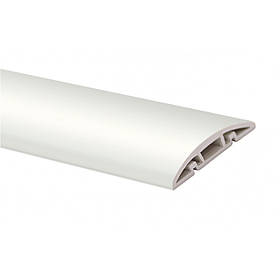 Напівкруглий налічник пластиковий білий