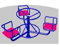 Карусели со штурвалом БК-716Ш