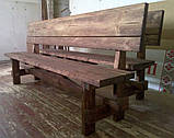 Стіл обідній дерев'яний для дачі Українська казка 2м, фото 6