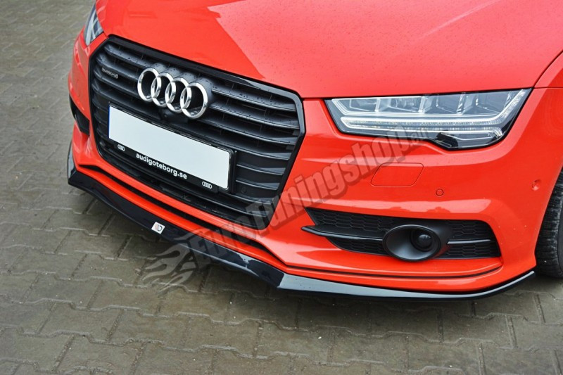 ДИФУЗОР ПЕРЕДНІГО БАМПЕРА AUDI A7 S-LINE, фото 1